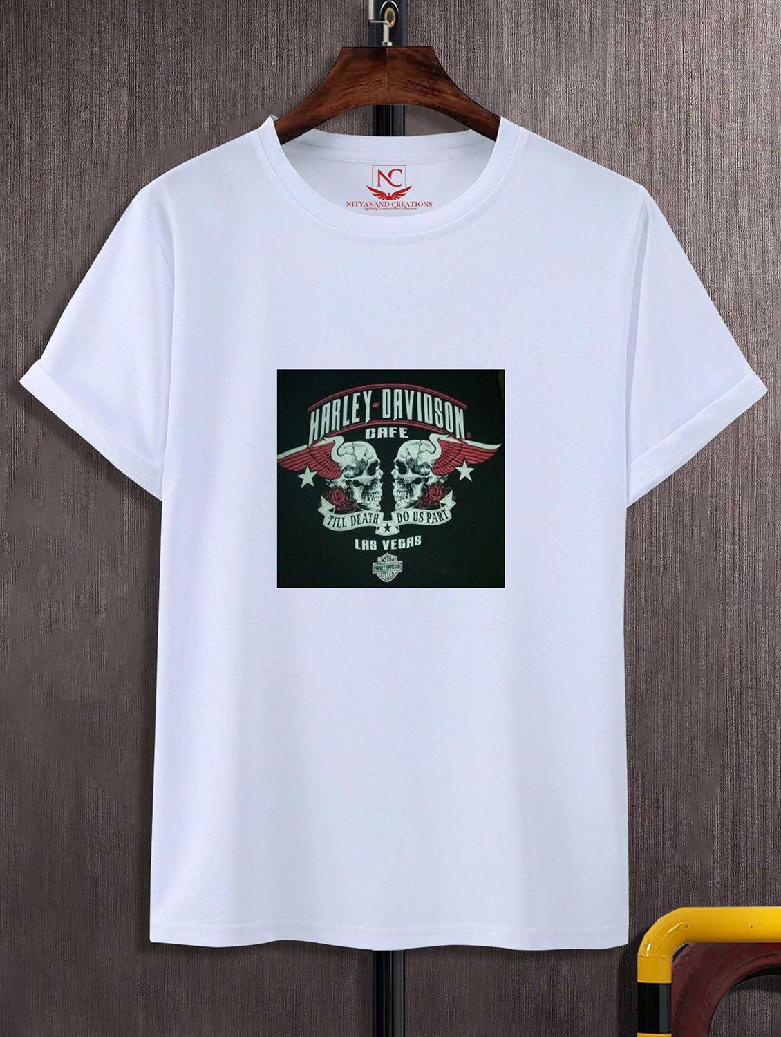 unisex white graphic printed t-shirt - 20843073 -  Zoom Image - 0