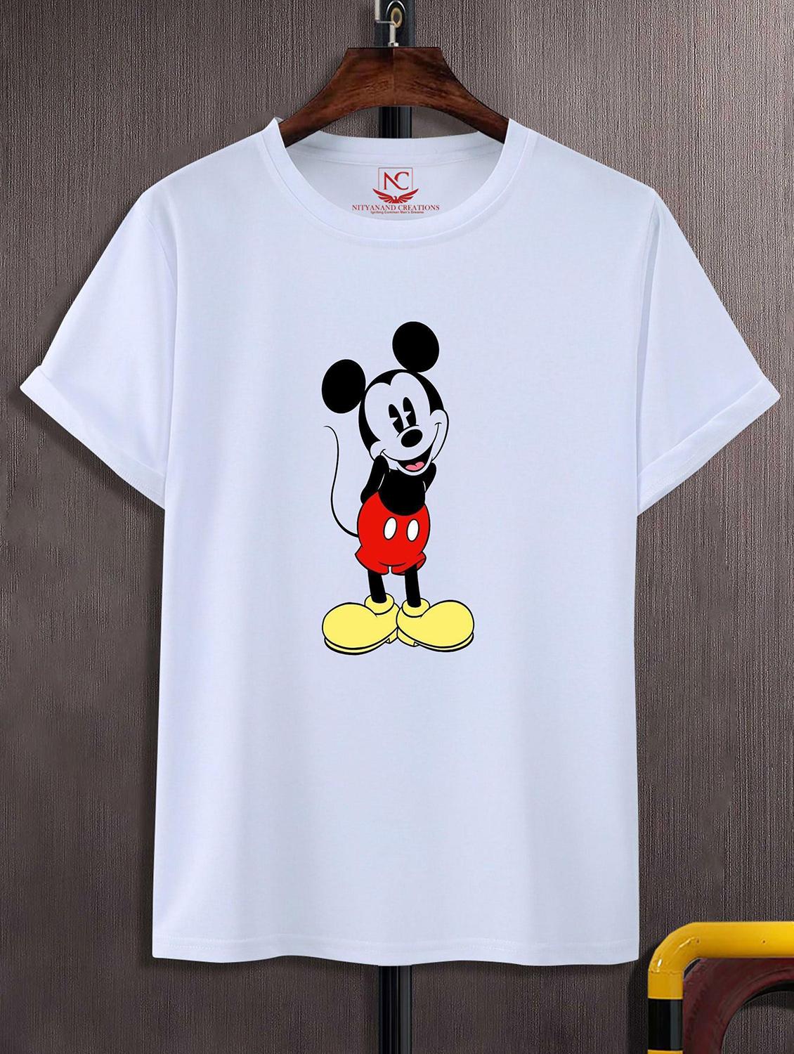 unisex white graphic printed t-shirt - 20843168 -  Zoom Image - 0