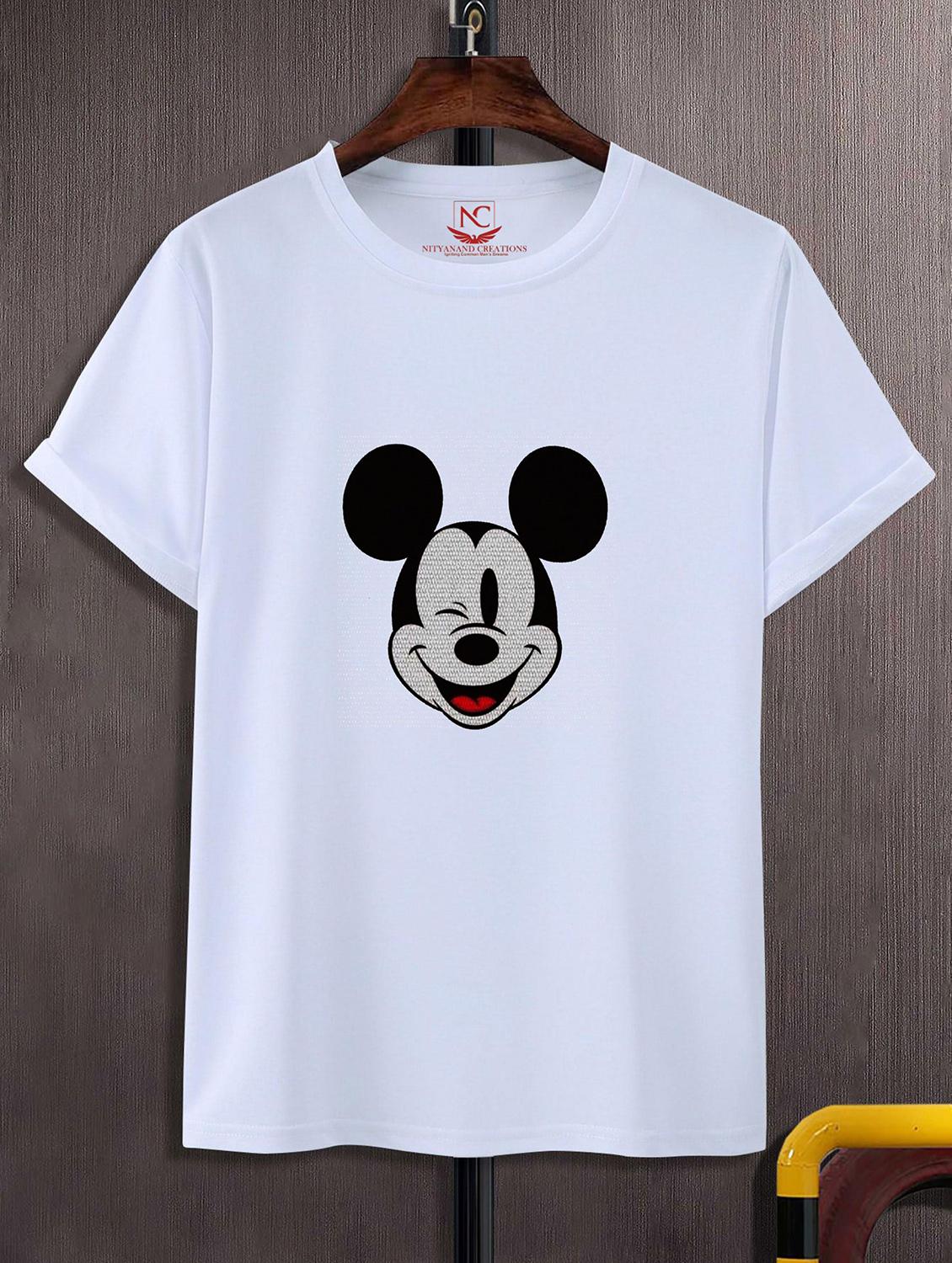 unisex white graphic printed t-shirt - 20843170 -  Zoom Image - 0