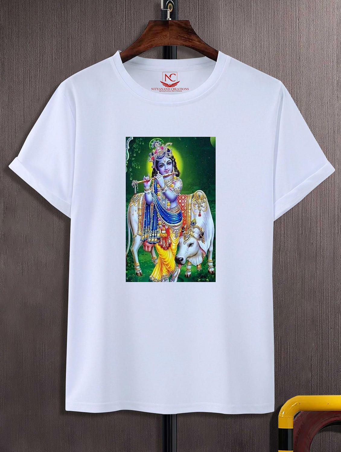 unisex white graphic printed t-shirt - 20843200 -  Zoom Image - 0
