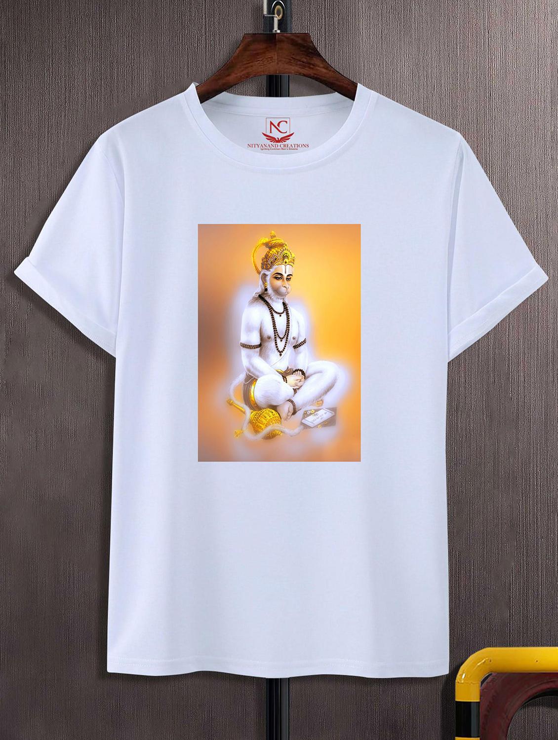 unisex white graphic printed t-shirt - 20843233 -  Zoom Image - 0