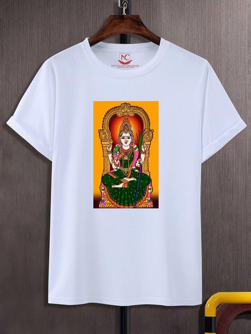 unisex white graphic printed t-shirt - 20843256 - Standard Image - 0