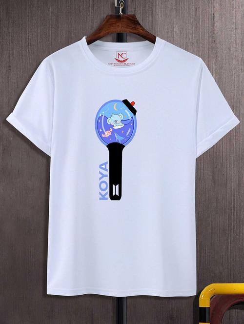 unisex white graphic printed t-shirt - 20843274 - Standard Image - 0
