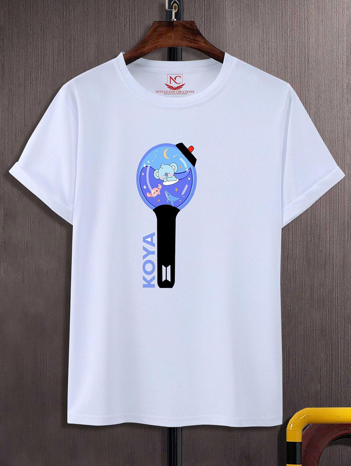 unisex white graphic printed t-shirt - 20843274 - Zoom Image - 0