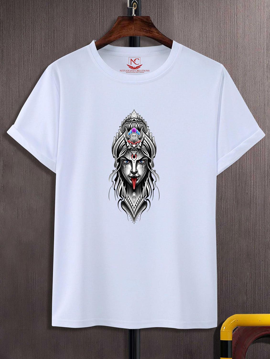 unisex white graphic printed t-shirt - 20843275 - Zoom Image - 0