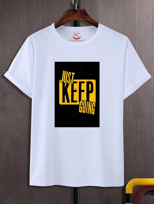 unisex typographic printed t-shirt - 20843301 - Standard Image - 0