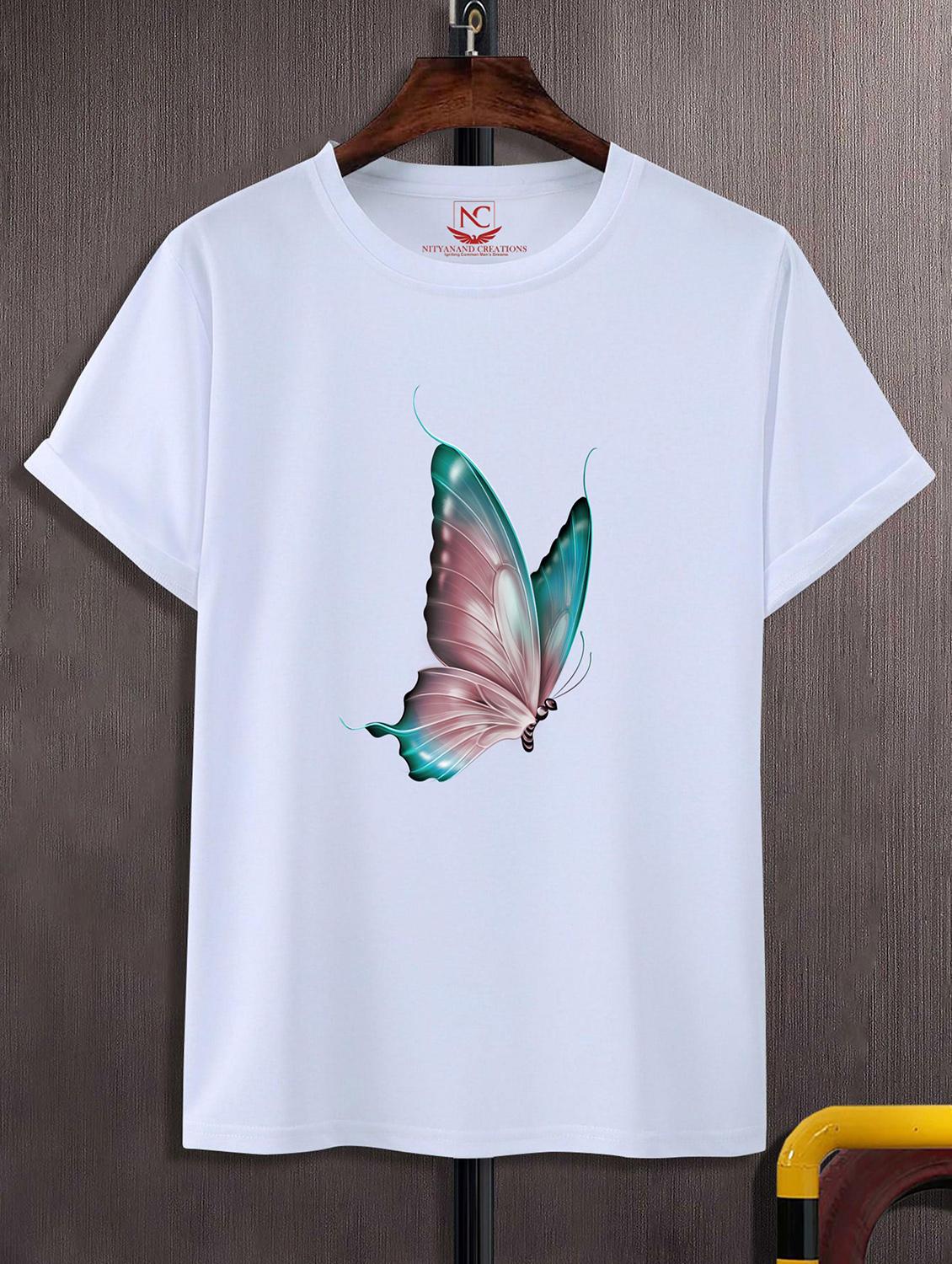unisex white graphic printed t-shirt - 20843325 - Zoom Image - 0