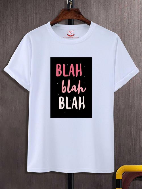 unisex typographic printed t-shirt - 20843335 -  Standard Image - 0