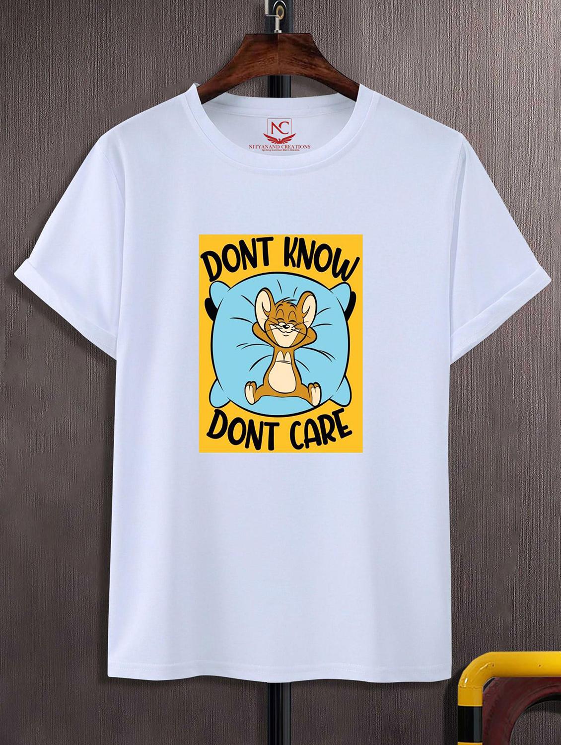 unisex white graphic printed t-shirt - 20843359 -  Zoom Image - 0