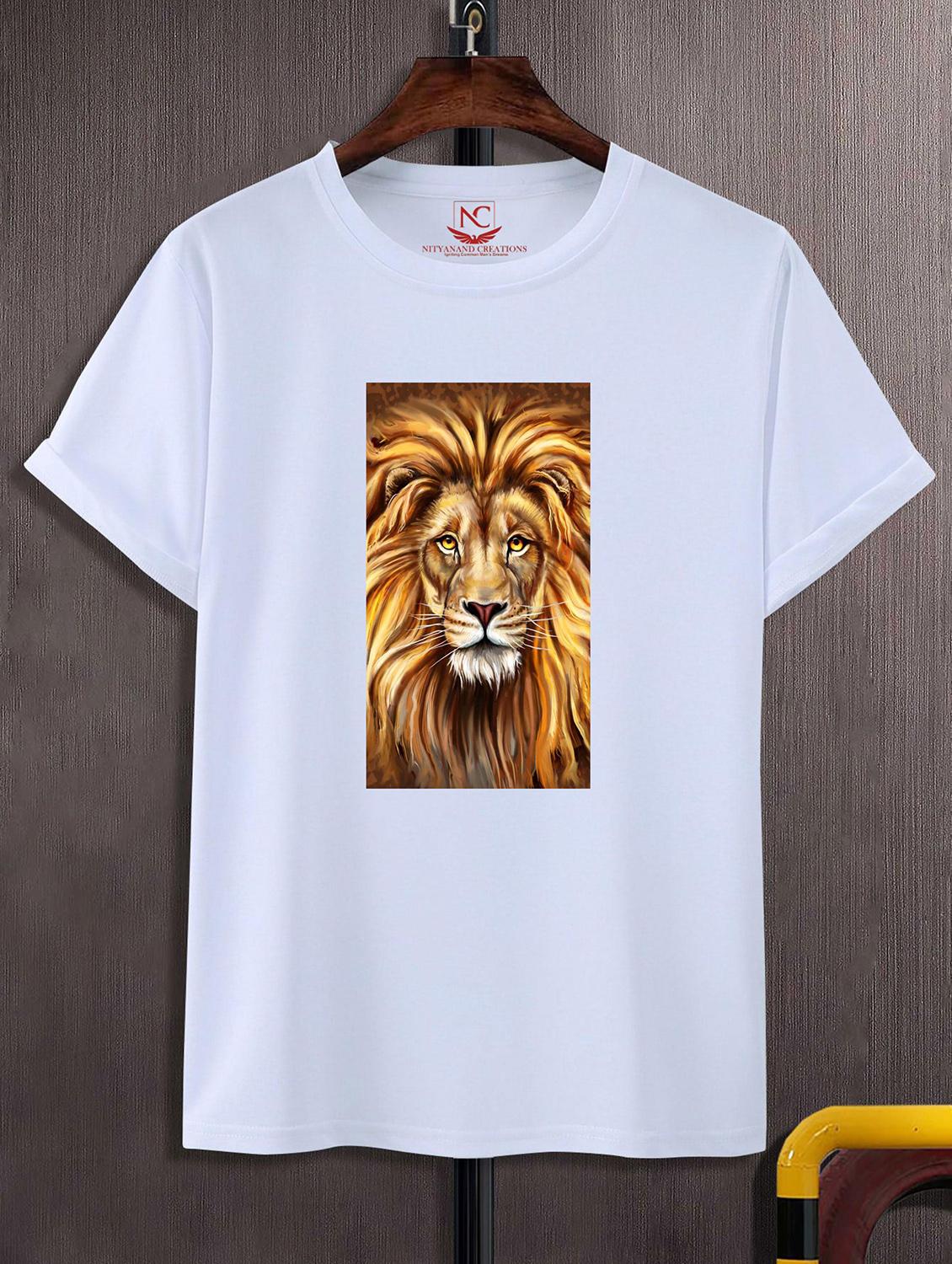 unisex white graphic printed t-shirt - 20843360 -  Zoom Image - 0