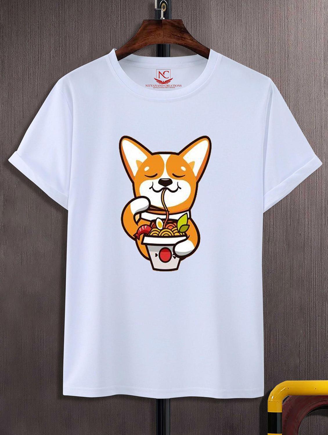 unisex white graphic printed t-shirt - 20843367 - Zoom Image - 0
