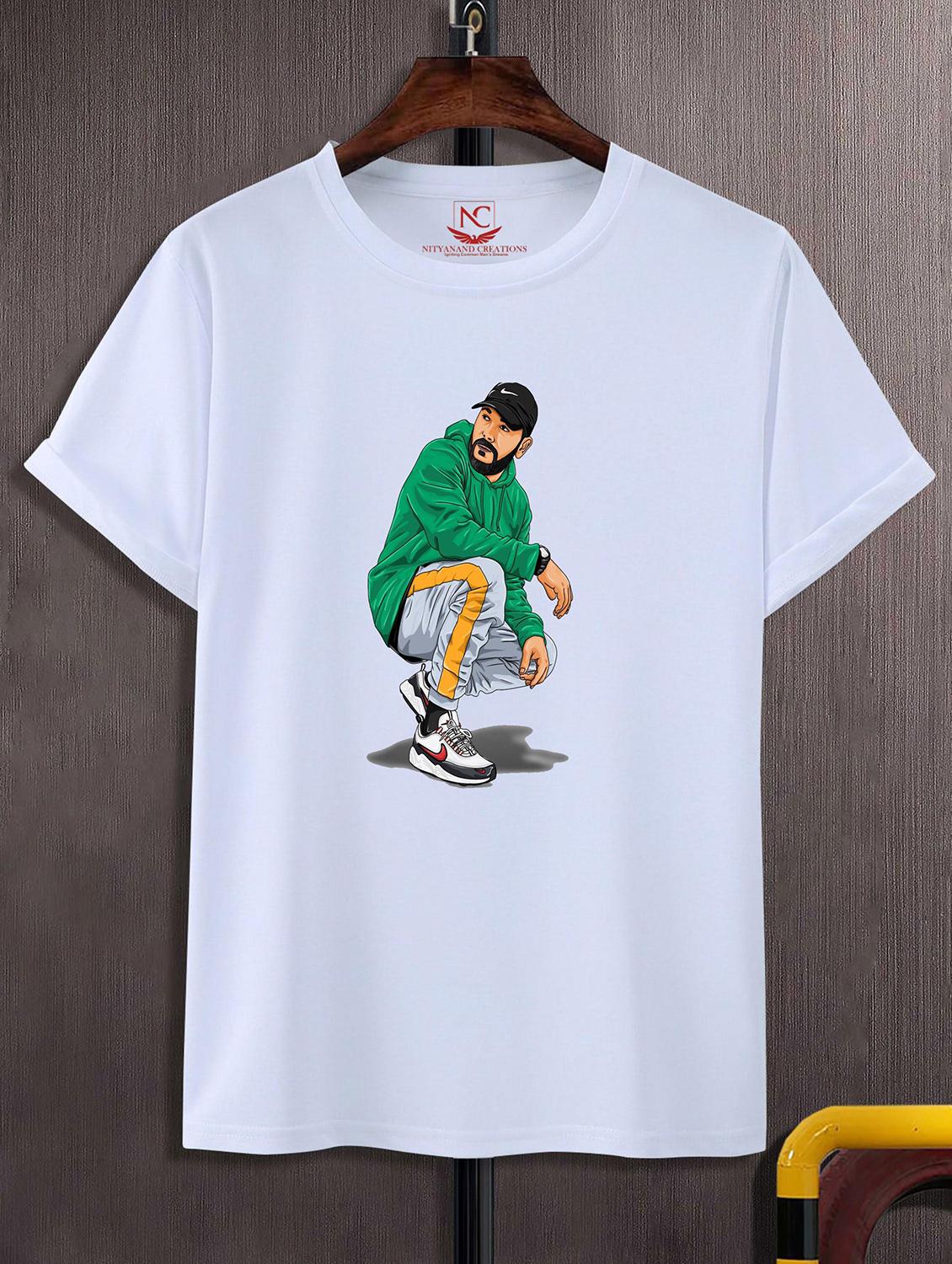 unisex white graphic printed t-shirt - 20843371 - Zoom Image - 0