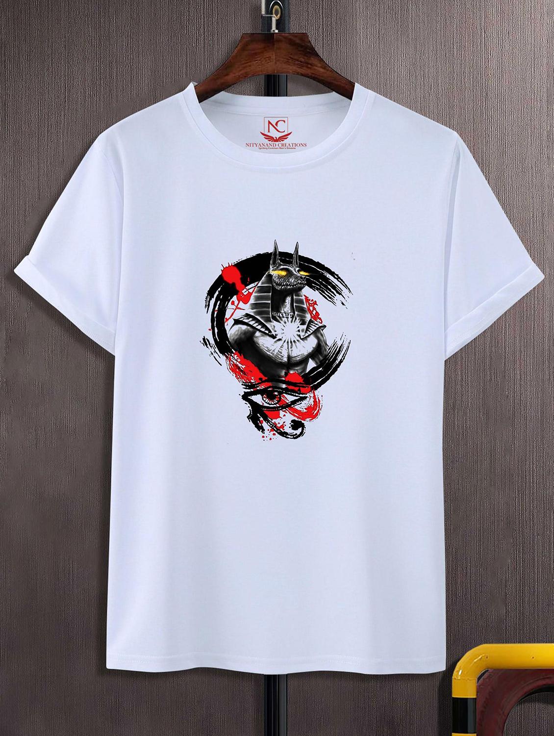 unisex white graphic printed t-shirt - 20843412 - Zoom Image - 0