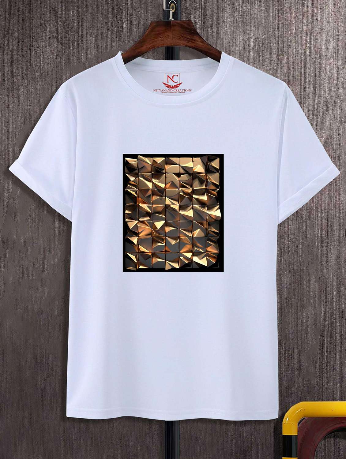 unisex white graphic printed t-shirt - 20843416 - Zoom Image - 0
