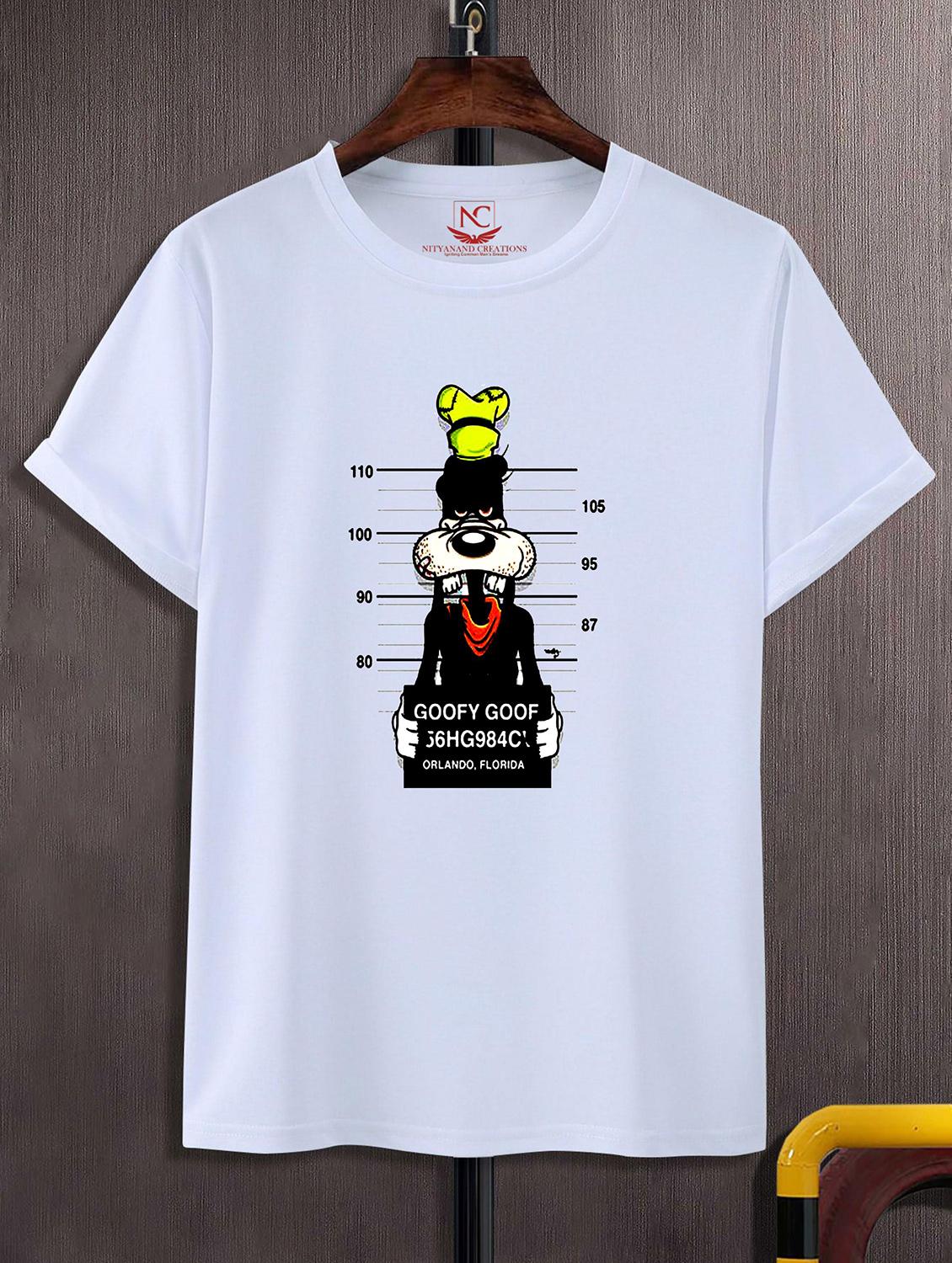 unisex white graphic printed t-shirt - 20843435 -  Zoom Image - 0