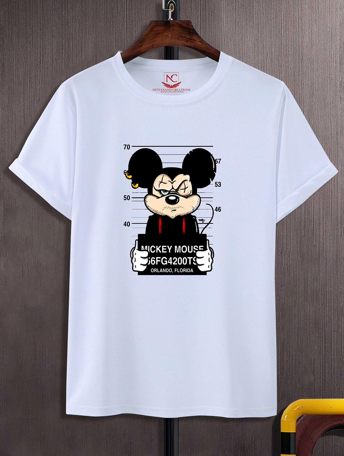 unisex white graphic printed t-shirt - 20843437 - Zoom Image - 0
