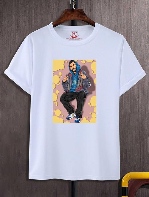 unisex white graphic printed t-shirt - 20843458 - Standard Image - 0