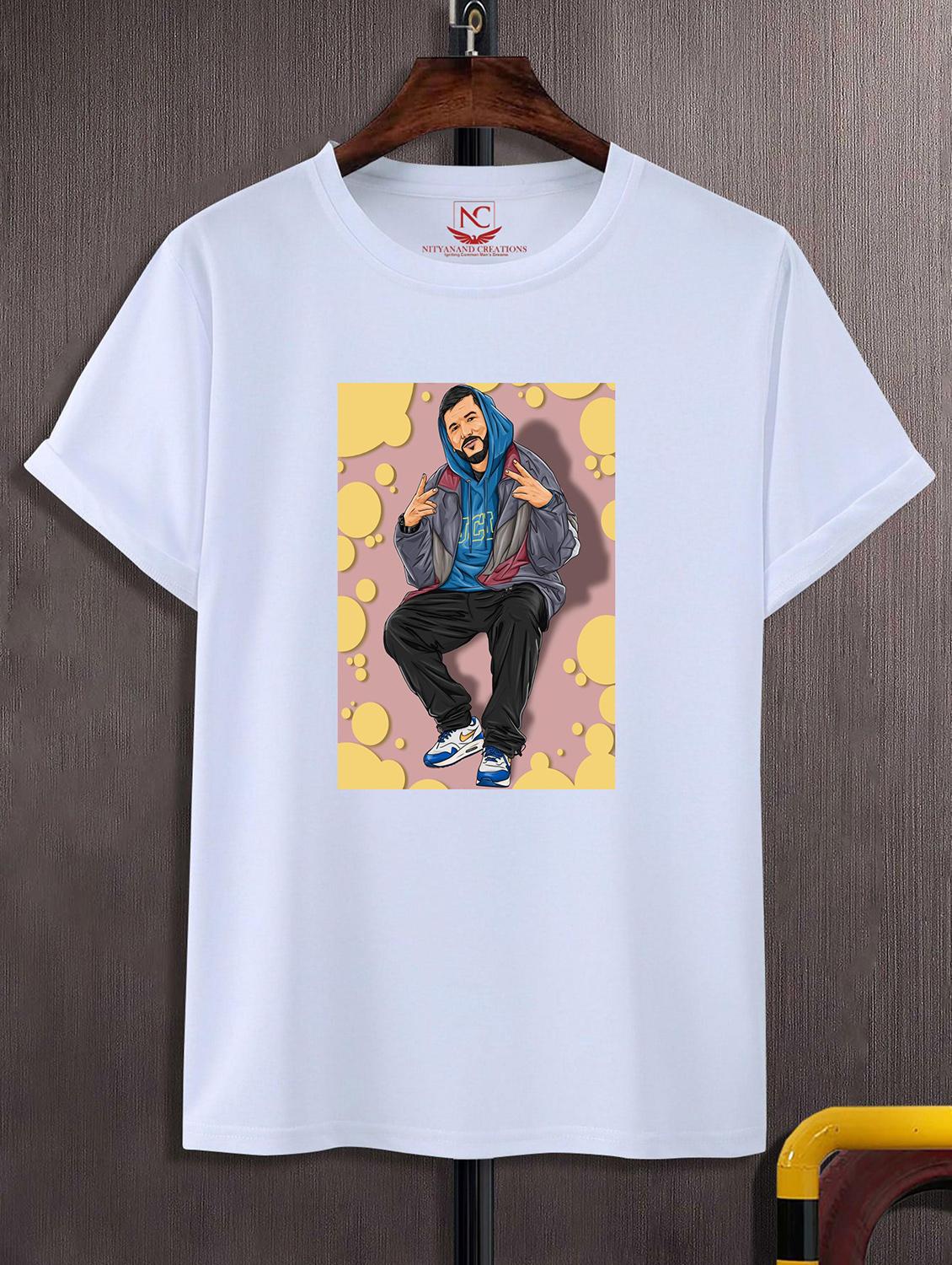 unisex white graphic printed t-shirt - 20843458 - Zoom Image - 0