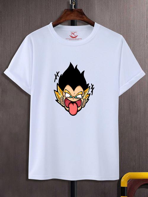 unisex white graphic printed t-shirt - 20843552 - Standard Image - 0