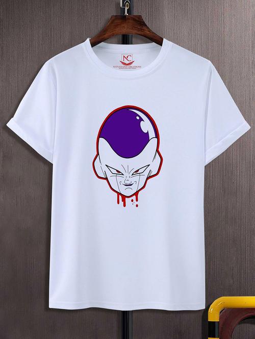 unisex white graphic printed t-shirt - 20843554 - Standard Image - 0