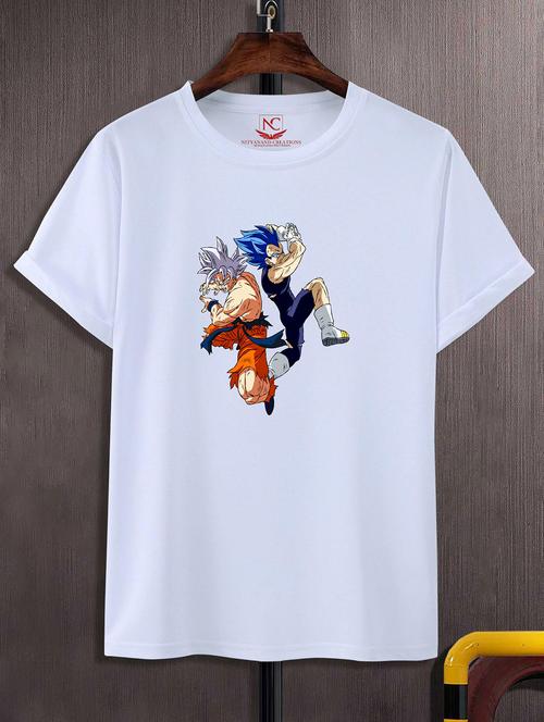 unisex white graphic printed t-shirt - 20843578 - Standard Image - 0