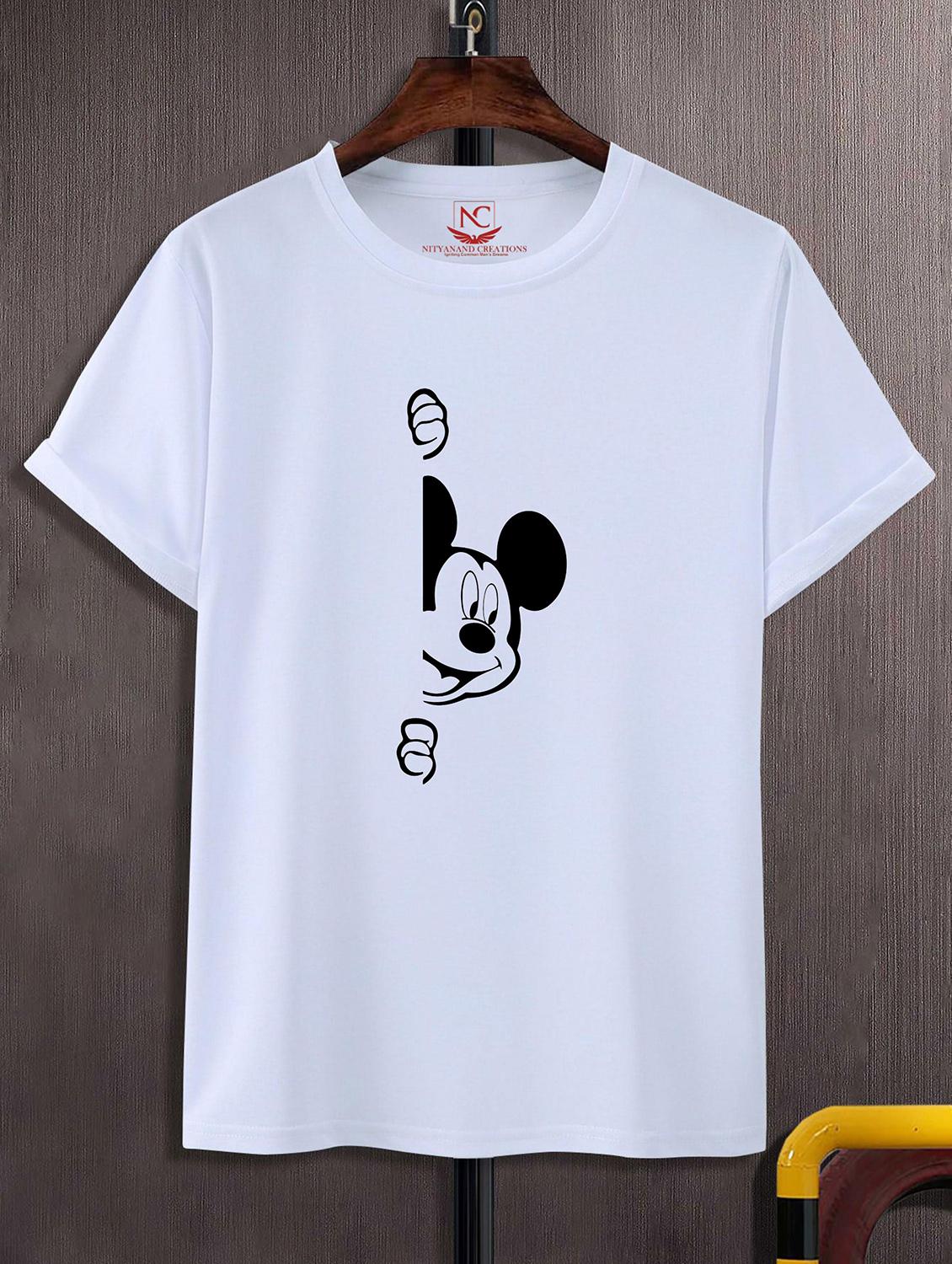 unisex white graphic printed t-shirt - 20843597 - Zoom Image - 0