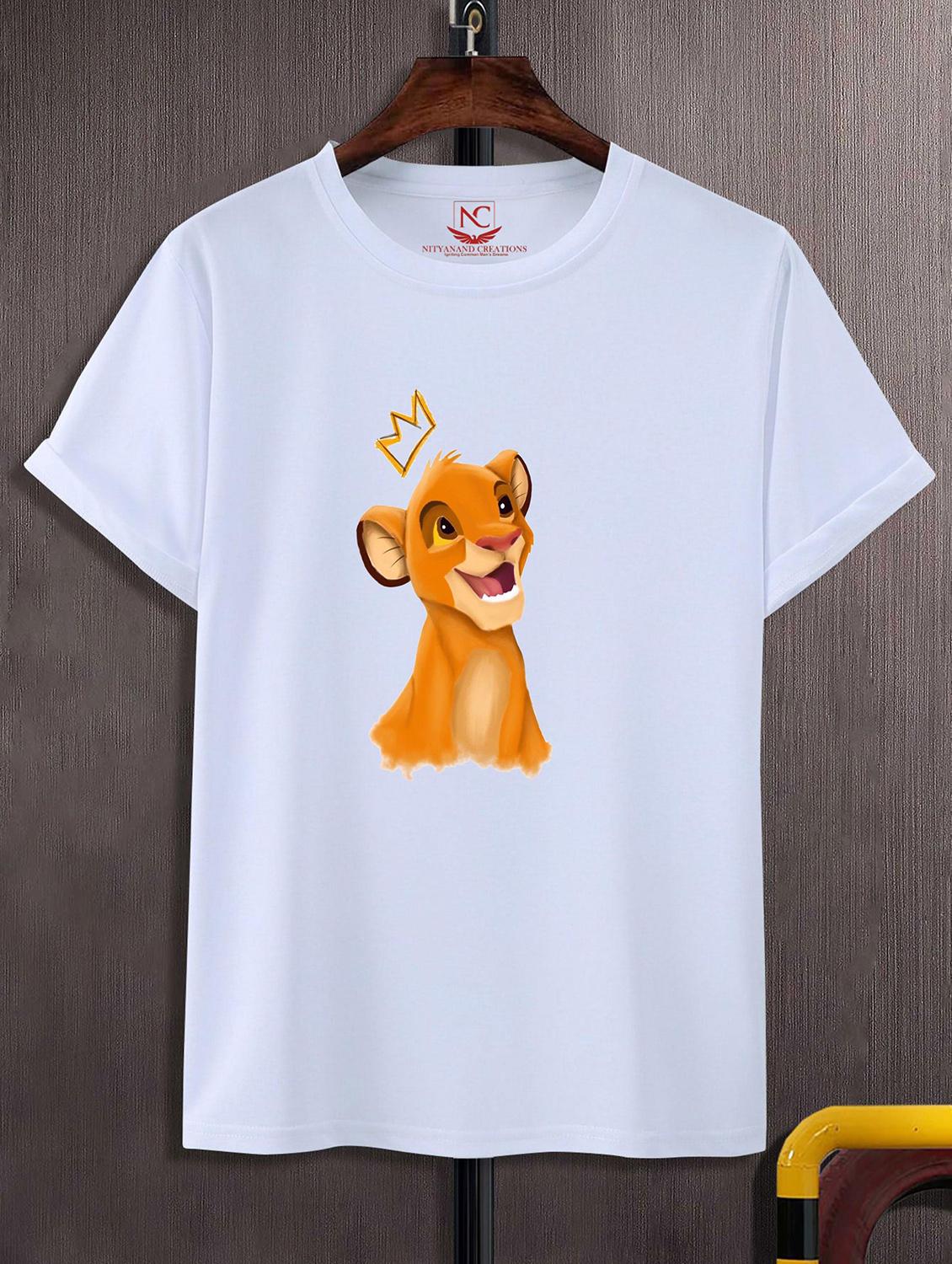unisex white graphic printed t-shirt - 20843609 -  Zoom Image - 0