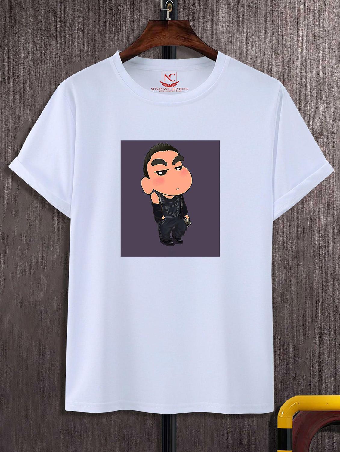 unisex white graphic printed t-shirt - 20843628 -  Zoom Image - 0