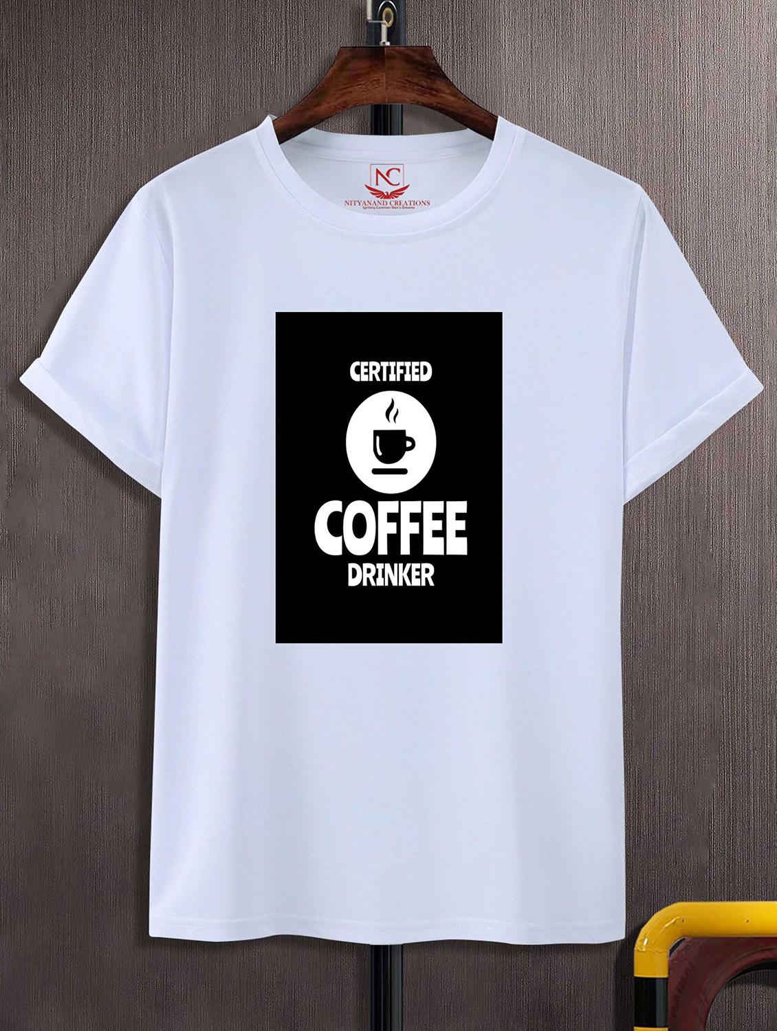 unisex white graphic printed t-shirt - 20843649 -  Zoom Image - 0