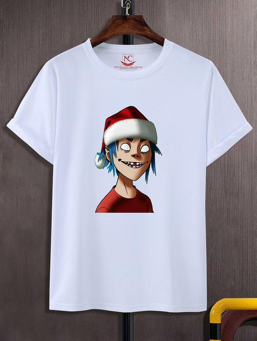 unisex white graphic printed t-shirt - 20843671 -  Standard Image - 0