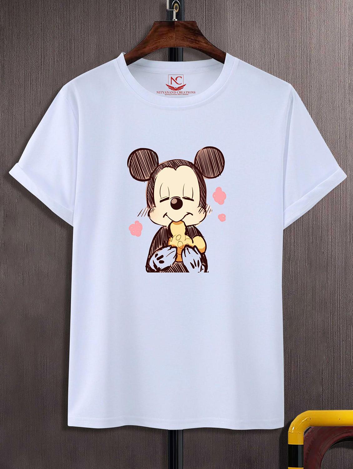 unisex white graphic printed t-shirt - 20843676 - Zoom Image - 0