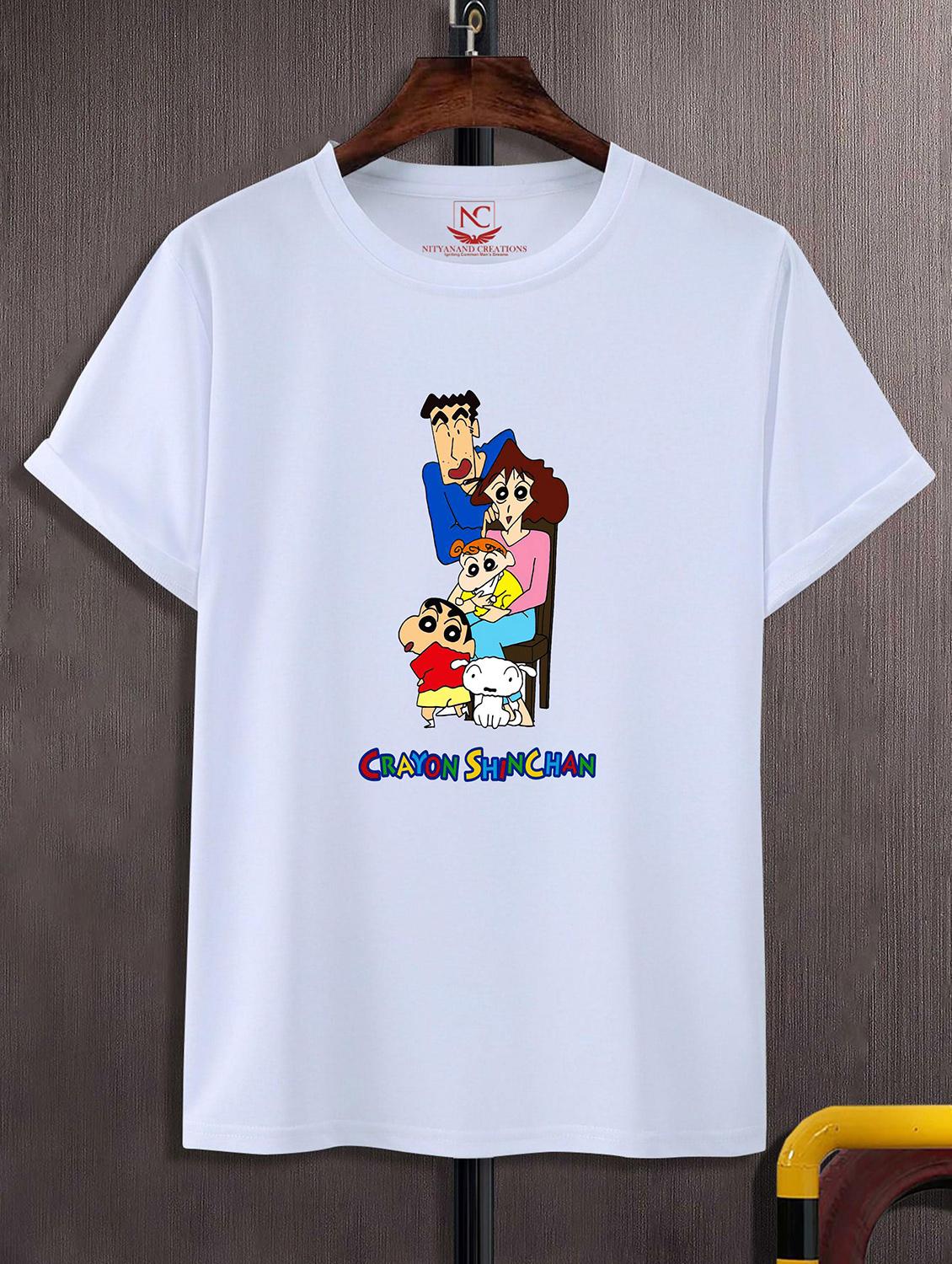 unisex white graphic printed t-shirt - 20843684 - Zoom Image - 0