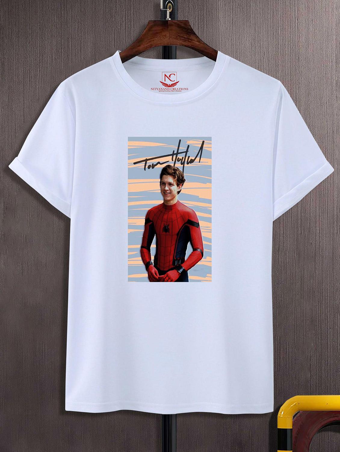 unisex white graphic printed t-shirt - 20843691 - Zoom Image - 0