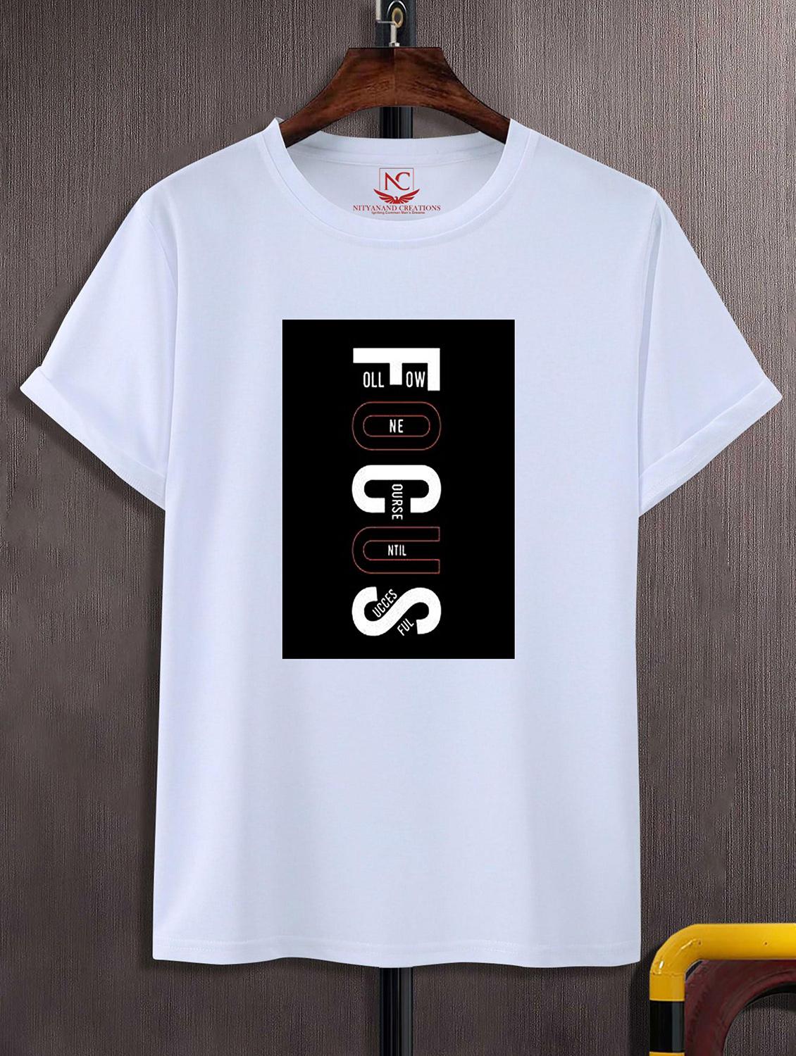 unisex typographic printed t-shirt - 20843703 -  Zoom Image - 0