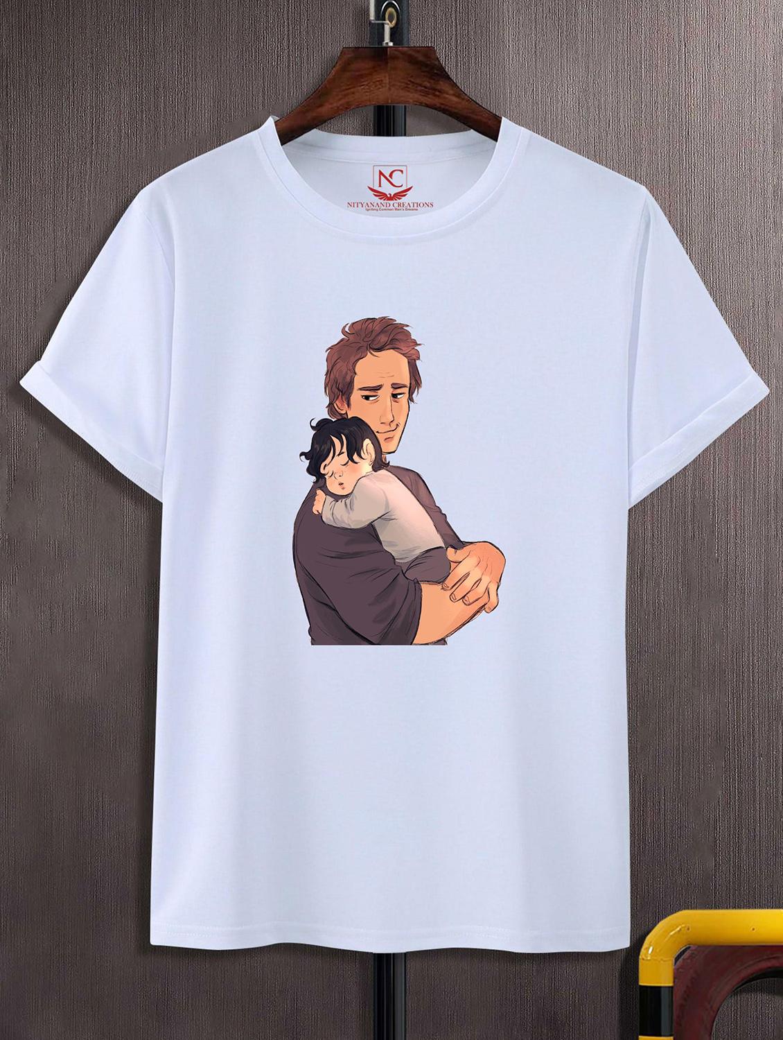 unisex white graphic printed t-shirt - 20843728 -  Zoom Image - 0