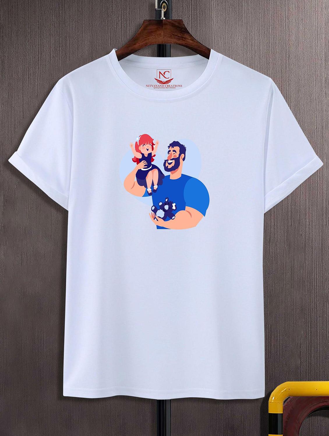 unisex white graphic printed t-shirt - 20843731 -  Zoom Image - 0