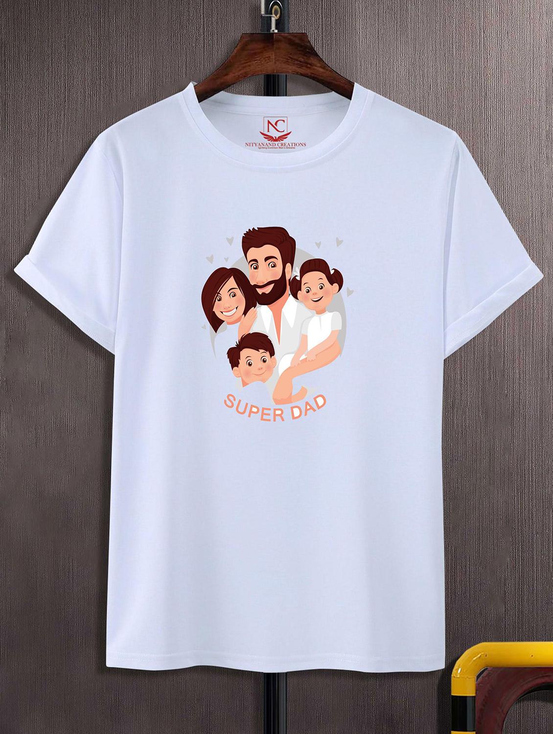 unisex white graphic printed t-shirt - 20843761 - Zoom Image - 0