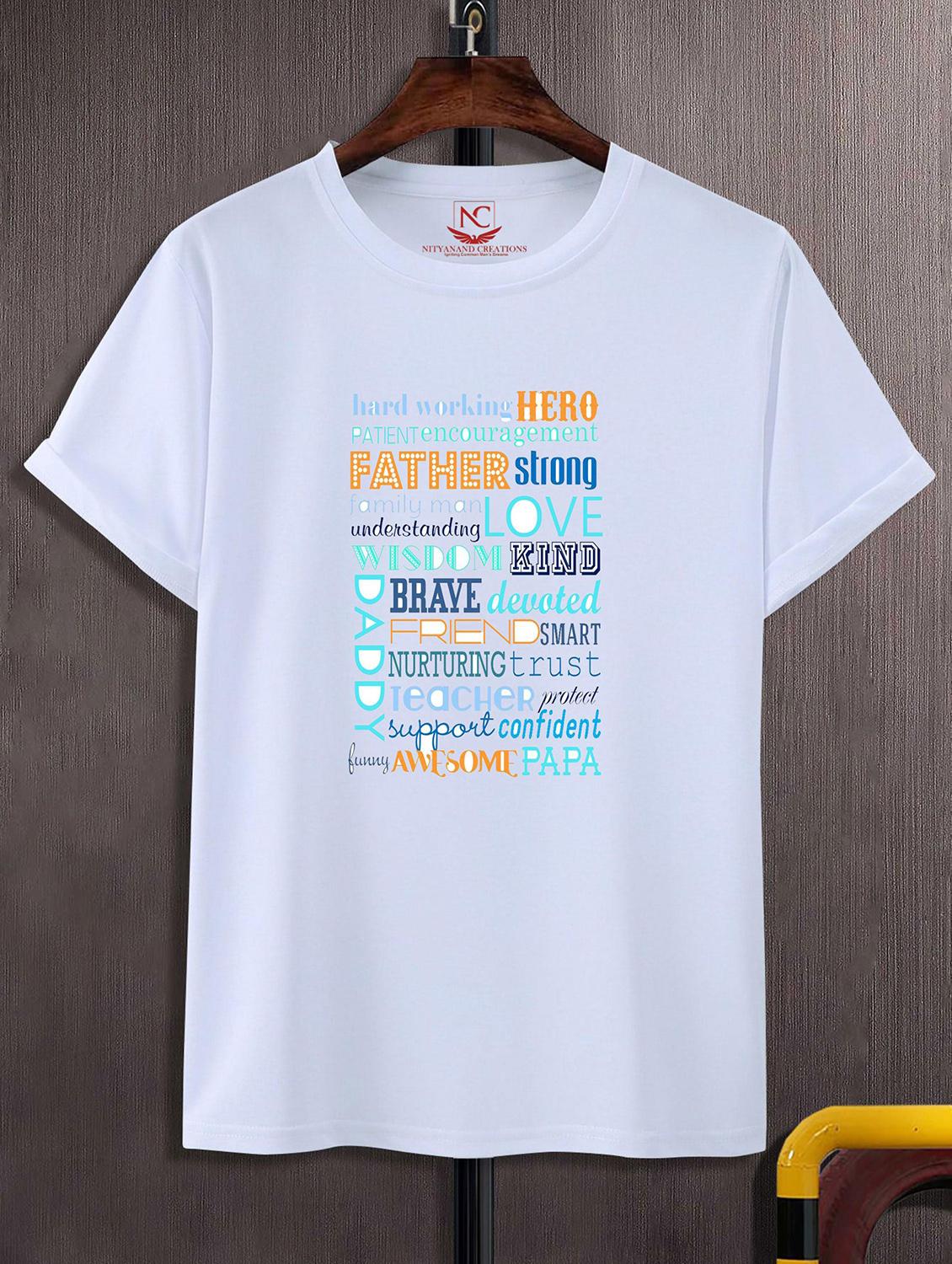 unisex typographic printed t-shirt - 20843771 - Zoom Image - 0