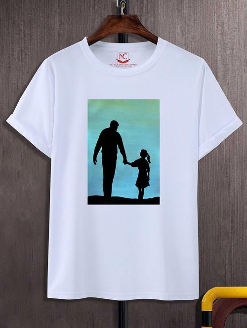 unisex white graphic printed t-shirt - 20843792 -  Standard Image - 0
