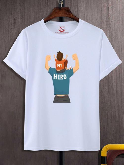 unisex white graphic printed t-shirt - 20843797 - Standard Image - 0