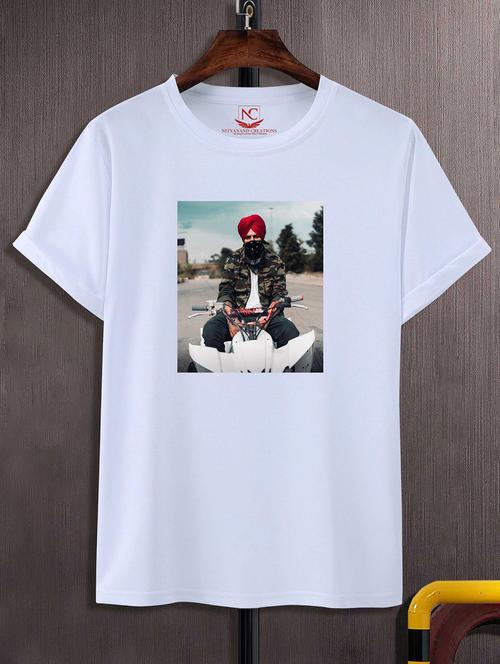 unisex white graphic printed t-shirt - 20843814 -  Standard Image - 0