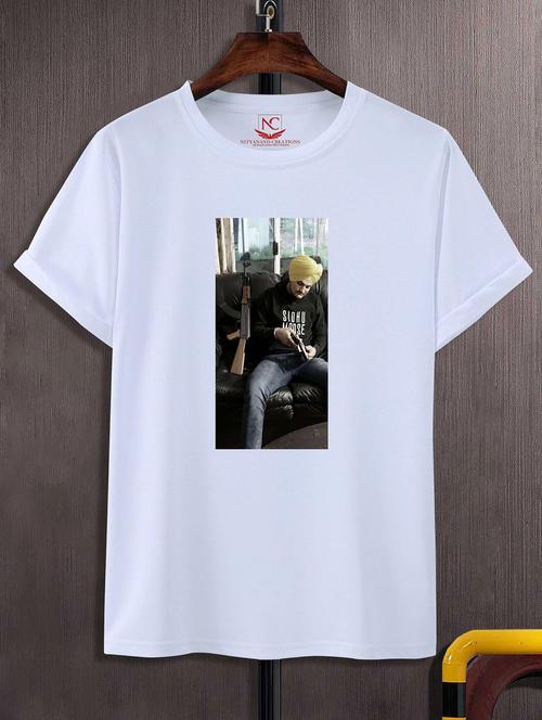 unisex white graphic printed t-shirt - 20843852 -  Standard Image - 0
