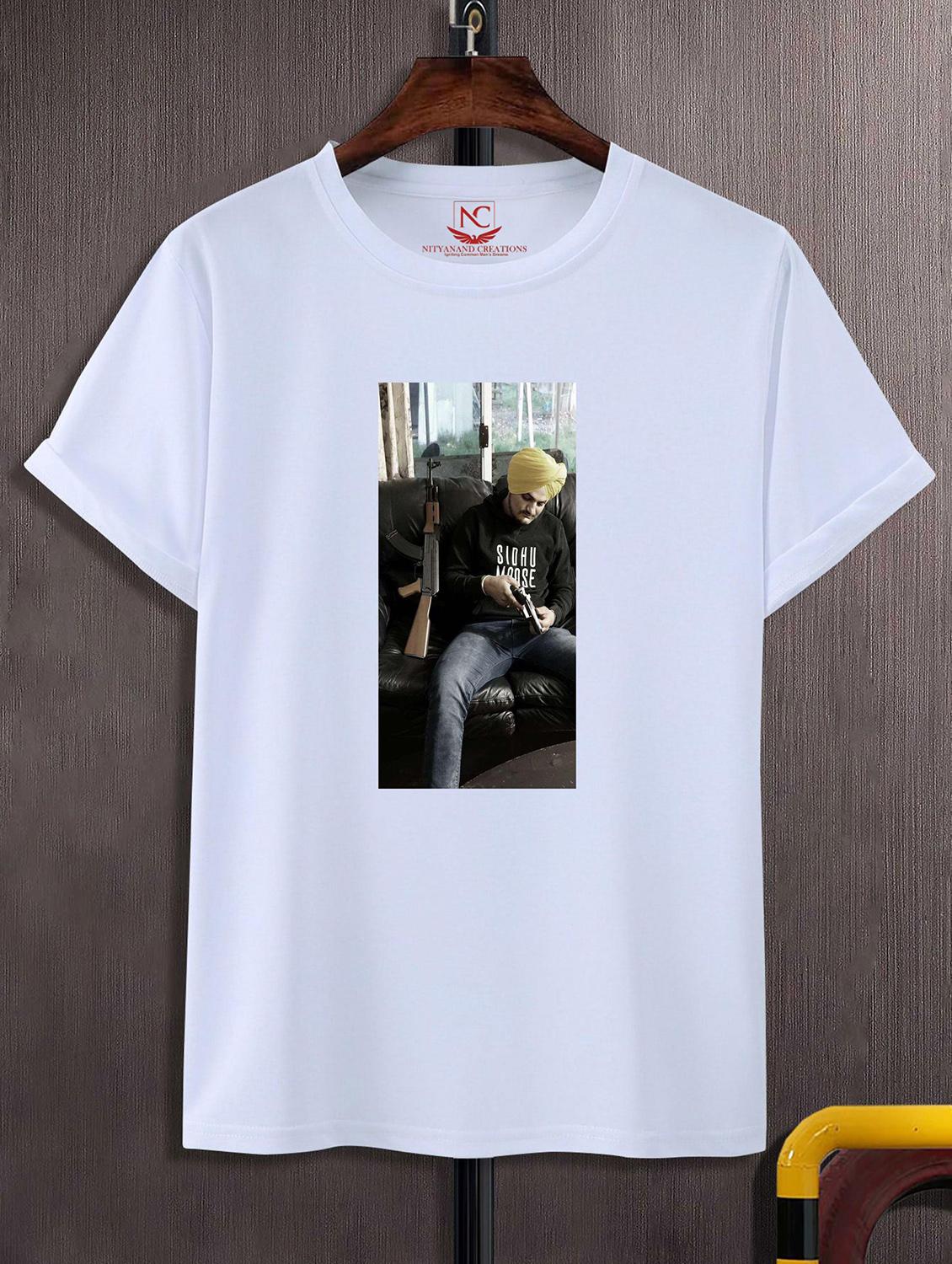 unisex white graphic printed t-shirt - 20843852 -  Zoom Image - 0