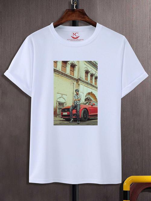 unisex white graphic printed t-shirt - 20843858 - Standard Image - 0