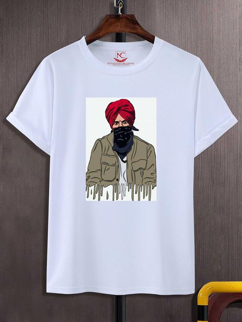 unisex white graphic printed t-shirt - 20843865 -  Standard Image - 0