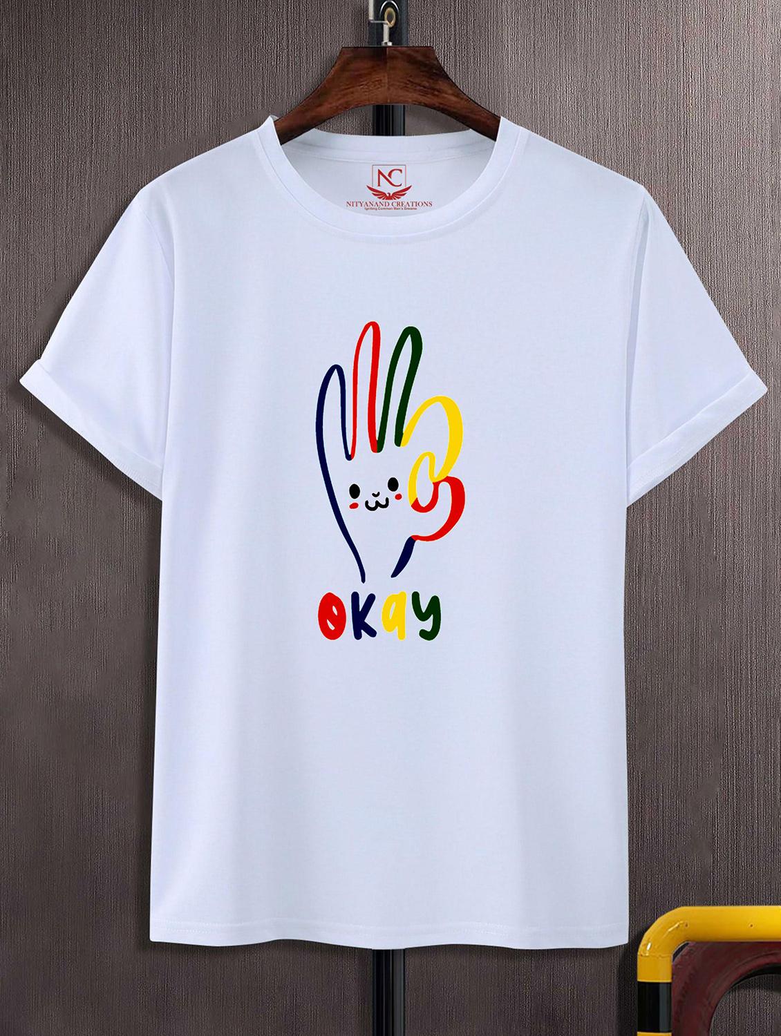unisex white graphic printed t-shirt - 20843876 - Zoom Image - 0