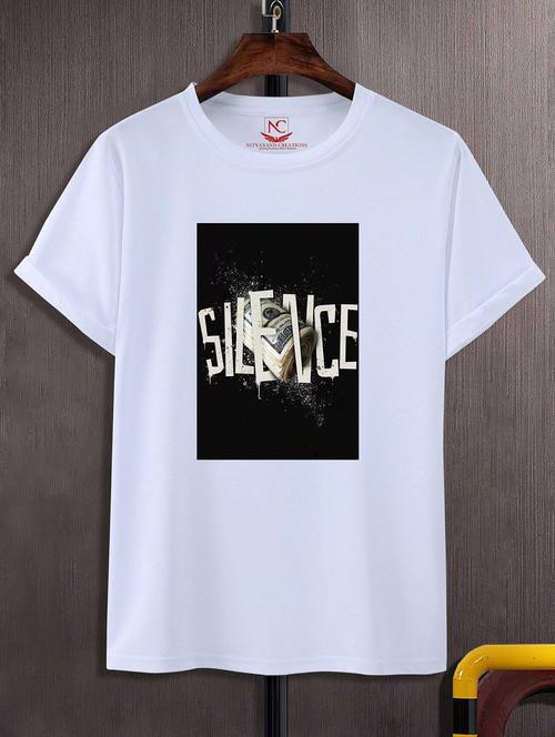unisex typographic printed t-shirt - 20843895 - Standard Image - 0