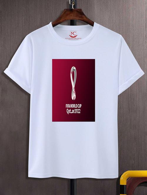 unisex white graphic printed t-shirt - 20843913 - Standard Image - 0