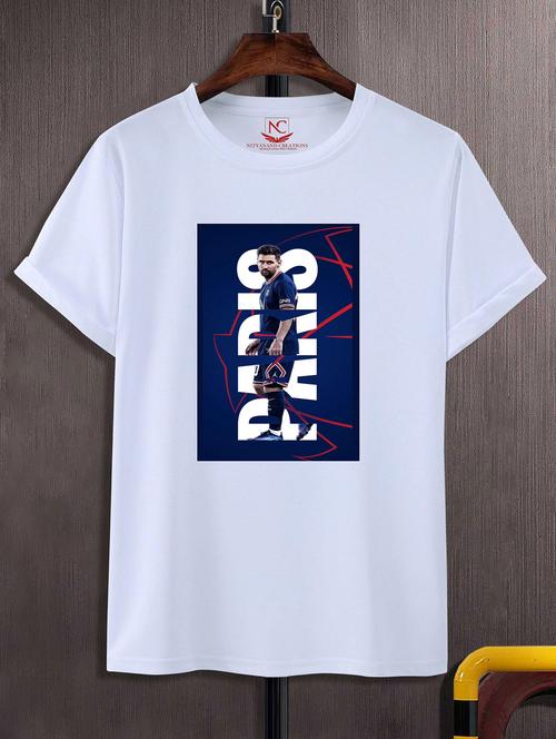 unisex white graphic printed t-shirt - 20843918 - Standard Image - 0