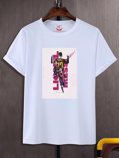 unisex white graphic printed t-shirt - 20843932 - Standard Image - 0